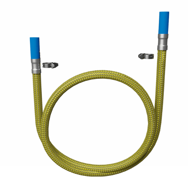 Kit Instalação Gás C/ Flexível Espigão 3/8 X Espigão 3/8 1,20m Saco Plástico C/ 1 Peça – Blukit