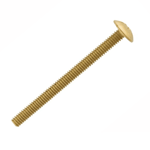 Parafuso Latão 5/32 X 19mm Cabeça 9,6mm Saco Plástico Com 10 Peças Blukit