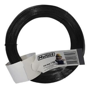 Arame Recozido Torcido Preto Bwg18 1kg 1,24mm