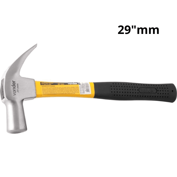 Martelo Unha 29mm Cabo Fibra Vonder