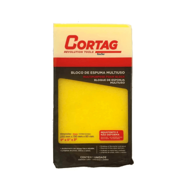 Bloco Espuma 230 X 130 X 80 MM – Cortag