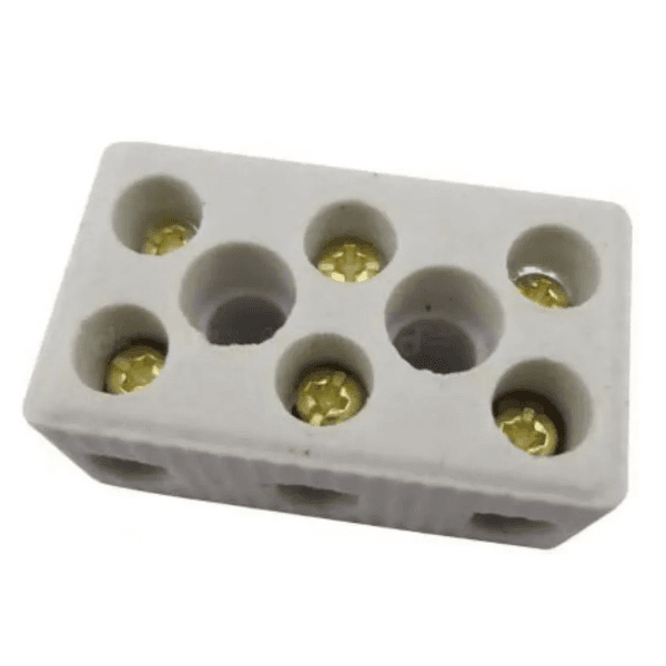 Conector Porcelana 3 Polos / 16 mm (Unidade) – Thompson