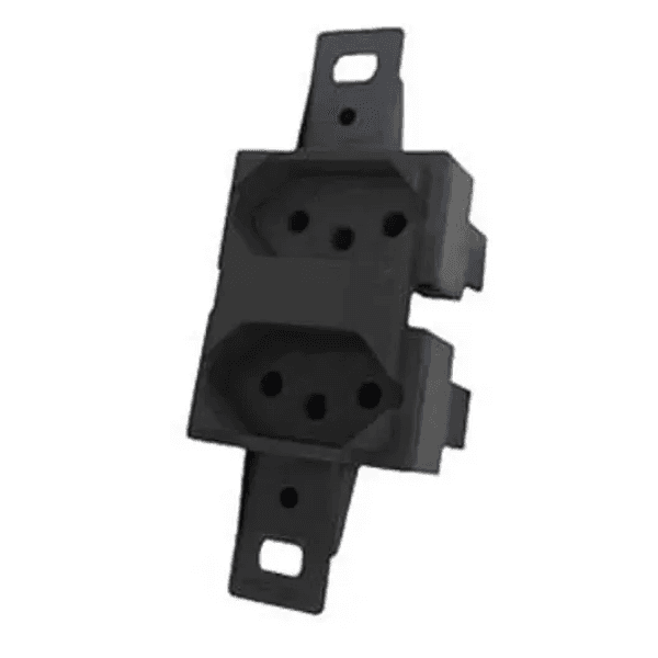 Tomada Dupla 10A Preta Condulete – Blux