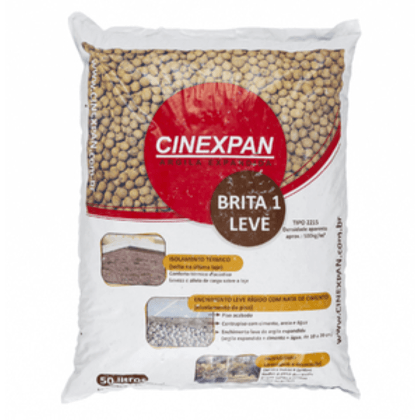 Argila Expandida 2215 Saco 50L – Cinexpan