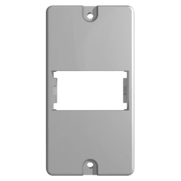 Espelho Modular Para Eletroduto PVC 1 Módulo Resina Cinza – Hidrossol