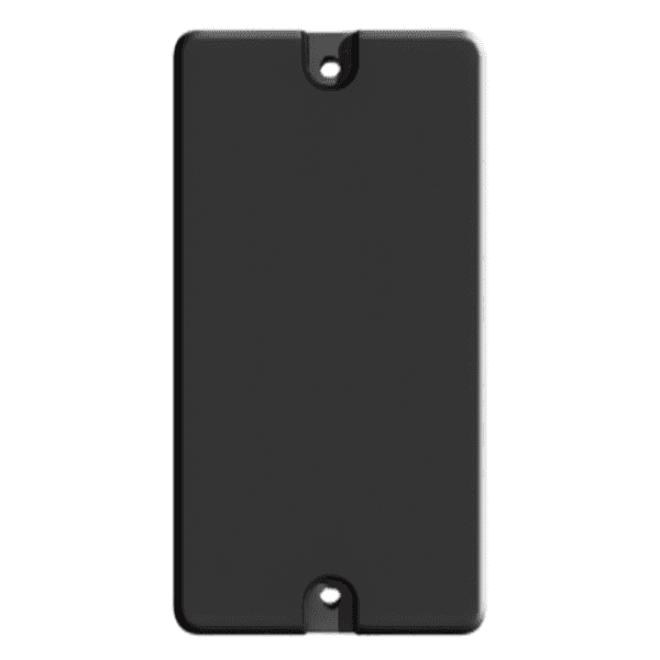Espelho Tampa Cega 4X2 Para Eletroduto PVC Preto – Hidrossol