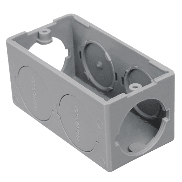 Caixa de Passagem Para Eletroduto PVC Cinza 4×2 – Hidrossol