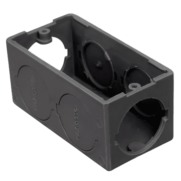 Caixa de Passagem Para Eletroduto PVC Preto 4×2 – Hidrossol