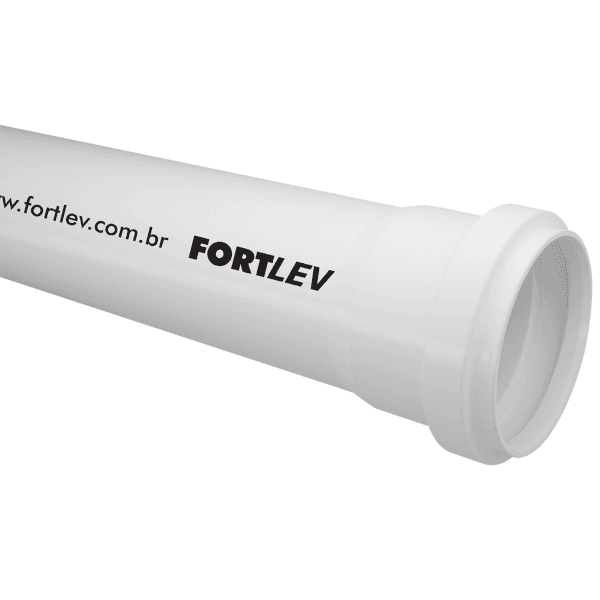 Tubo Esgoto Cano PVC DN 150mm SN Barra 6m Fortlev (Preço Por Metro)